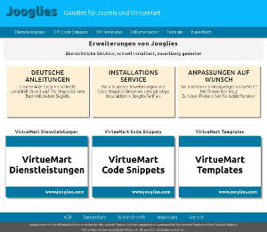 Jooglies - Goodies für Joomla und VirtueMart